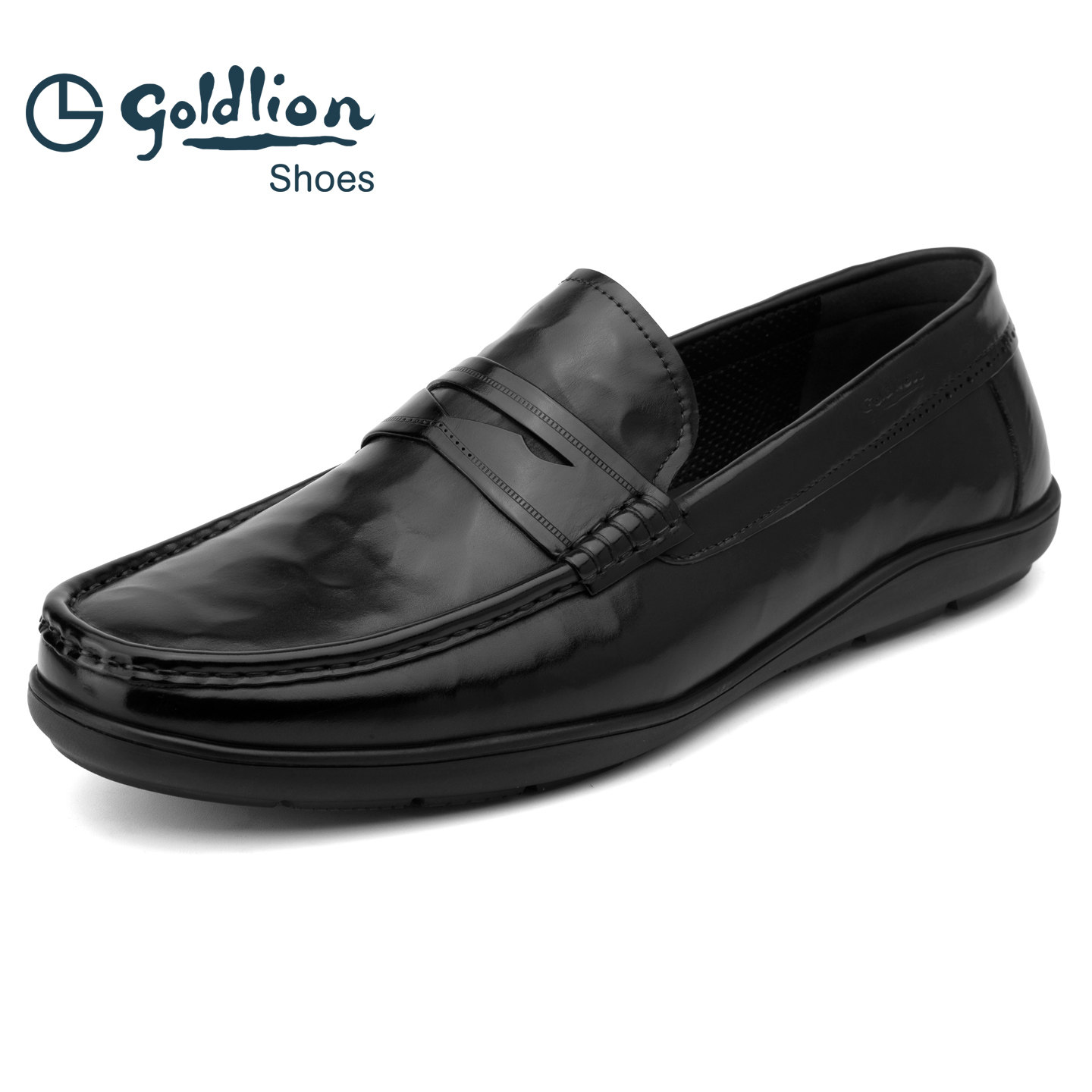 金利来男鞋2026春季头层胎小牛皮一脚蹬乐福鞋商务休闲软皮豆豆鞋,流行男鞋,乐福鞋（豆豆鞋）,淘宝优惠券,粉丝福利购,淘宝优惠卷