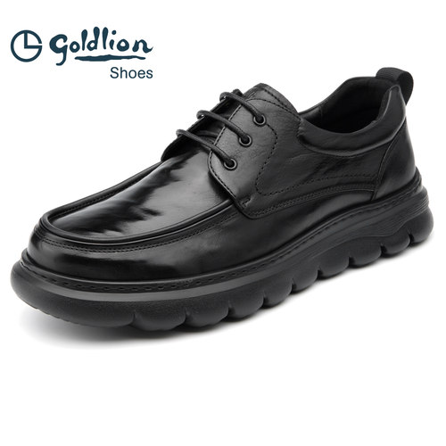 金利来2025秋新款头层胎黄牛皮鞋