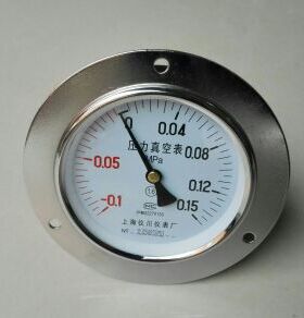 Y100ZT  -0.1-0.15MPA  面板式安装压力表恒丰