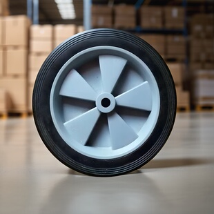 超洁亮手推多用途清洁车轮子服务保洁车轱辘脚轮后轮大轮设备配件