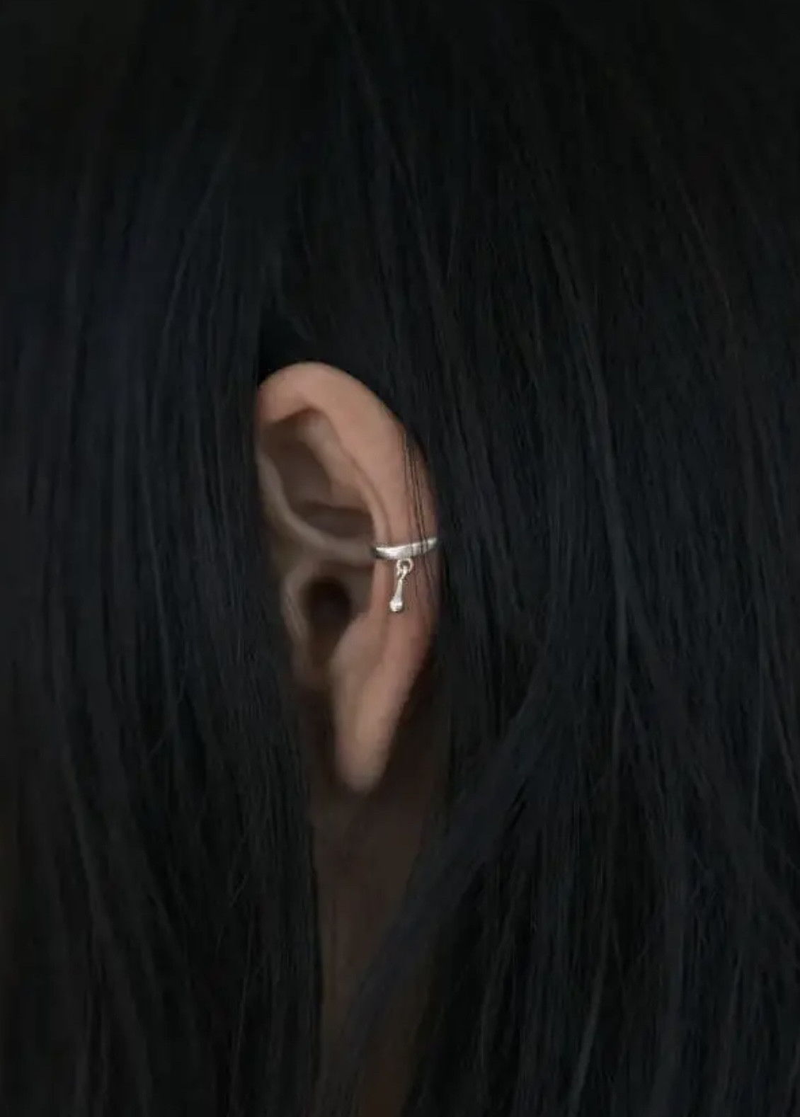 MINIBLOOM 简约水滴纯银耳夹小众设计耳骨夹高级轻奢冷淡风耳环,饰品/流行首饰/时尚饰品新,耳夹,淘宝优惠券,粉丝福利购,淘宝优惠卷