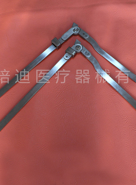 不锈钢成人落环锁 假肢矫形器膝关节支具落环锁膝铰链4.16*15*700