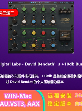 Boz Digital Labs David Bendeths 10db 2 通道条插件 win&Mac