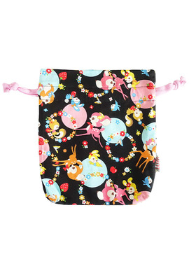 HUJI祤集Bobby收纳袋POPOLO花朵小鹿