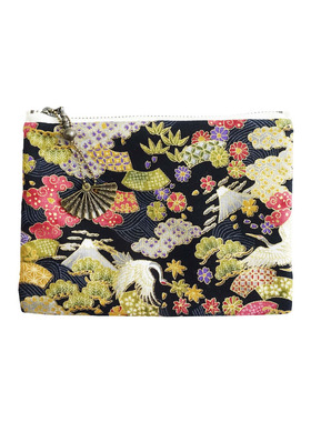 HUJI祤集Komon收纳包风の花瑞兽