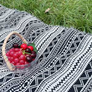 户外用品露营波西米亚野餐垫复古民族风野餐桌布草地垫便携沙滩垫
