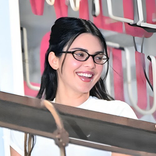 老钱风 肯豆同款黑框眼镜女素颜显脸小防蓝光近视眼镜框架Lexxola