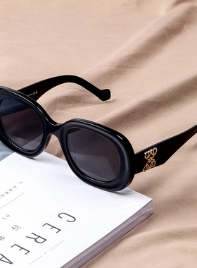 大框显脸小圆形太阳眼镜高级感