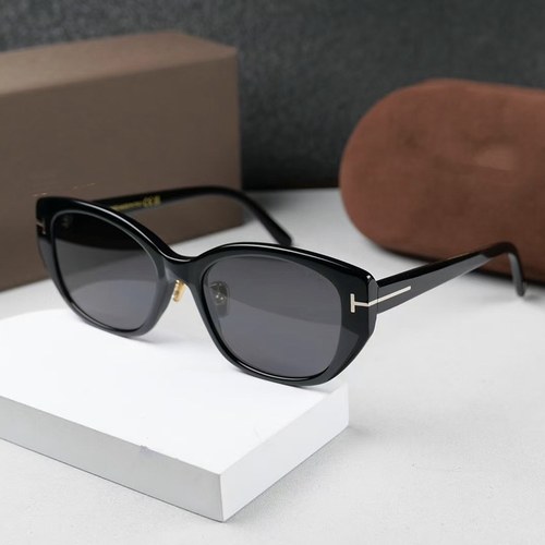 方圆脸天菜 25新款猫眼墨镜女可配近视度数太阳眼镜带鼻托板材框