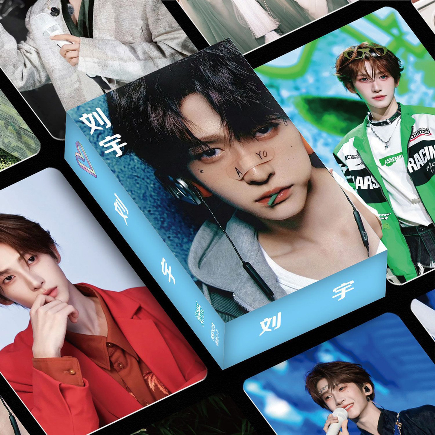 刘宇北京场演唱会小卡专辑签名照片自印3寸圆角lomo卡片diy明