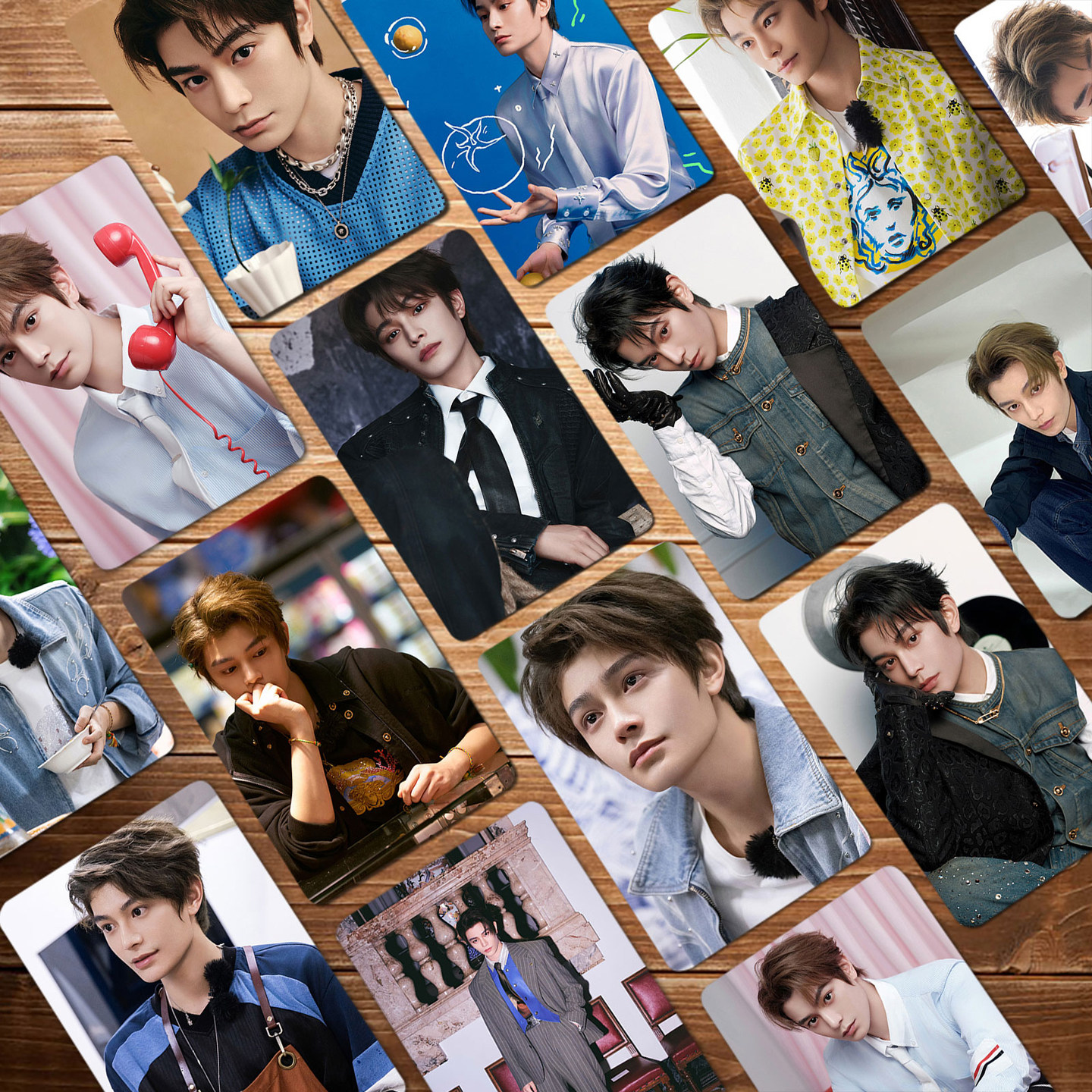 新款丁禹兮小卡55张同款应援自印拍立得LOMO卡高颜值精美硬纸卡