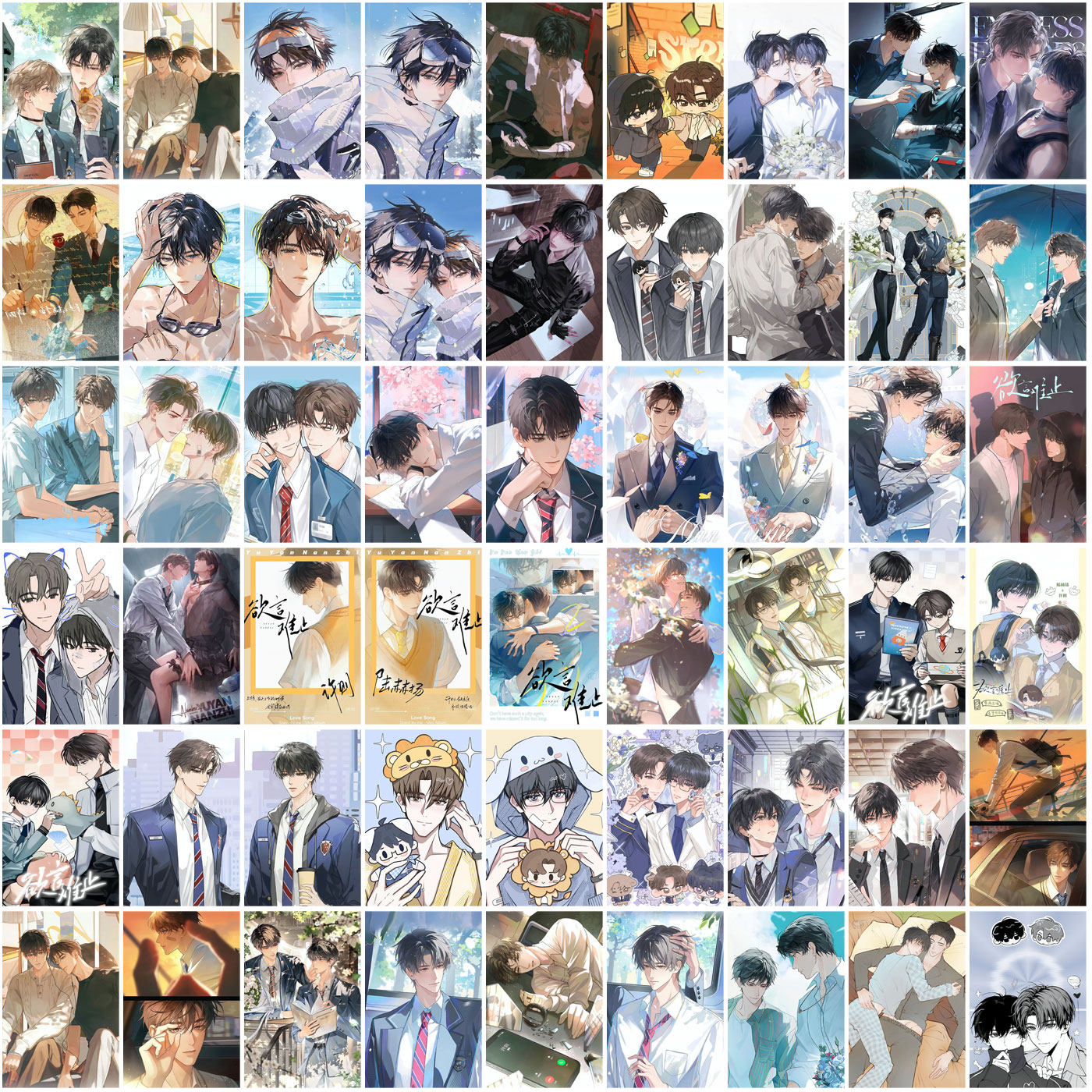 欲言难止三寸圆角55张高清小卡