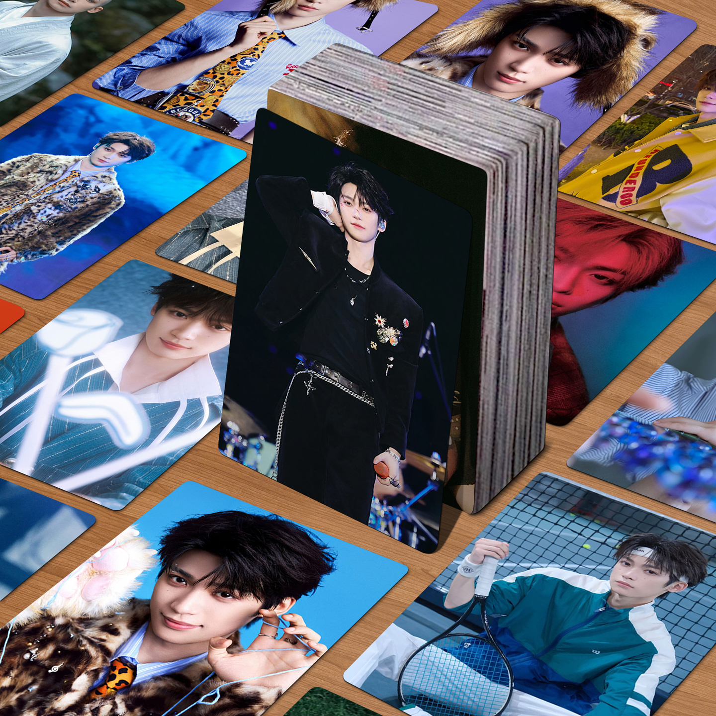 新款梓渝浪漫明星写真小卡