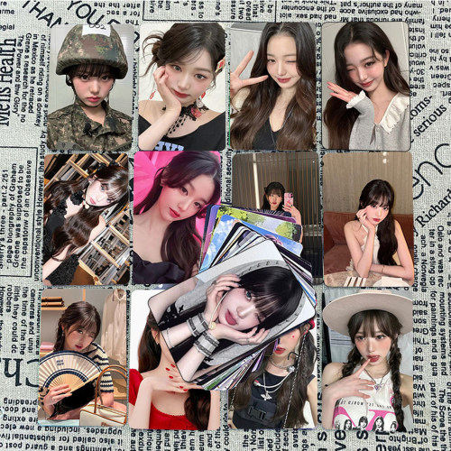 张元英亮面小卡55张自印高颜值