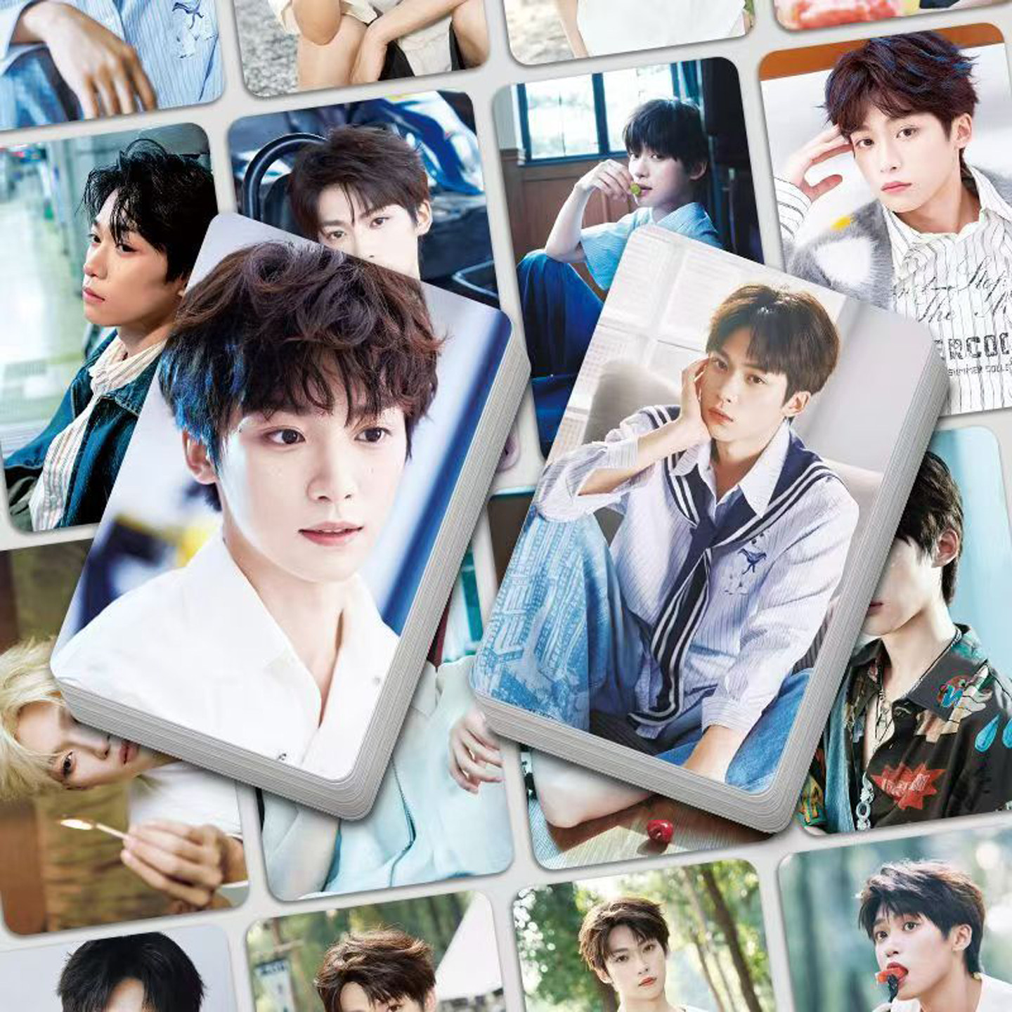 新款梓瑜55张自印小卡个性照写真照片周边同款应援演唱会收藏小卡