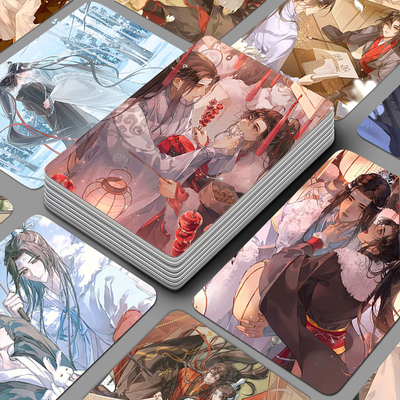 新款55张魔道祖师高颜亮面小卡