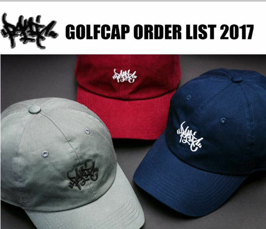 正品PANIC39 Golf Cap美式复古刺绣棒球街舞BBOY帽子可调节弯檐帽