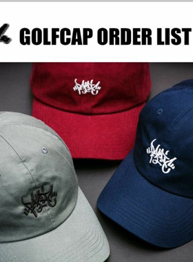 正品PANIC39 Golf Cap美式复古刺绣棒球街舞BBOY帽子可调节弯檐帽