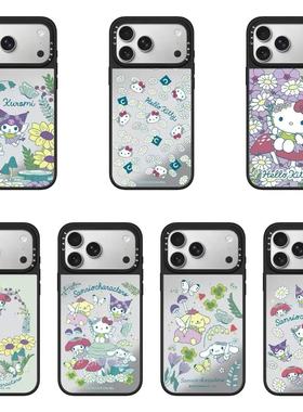 CASE联名三丽鸥绿野仙境适用17promax手机壳iPhone16pro苹果15plusMagSafe磁吸14p镜面C家13潮流12韩系INS风