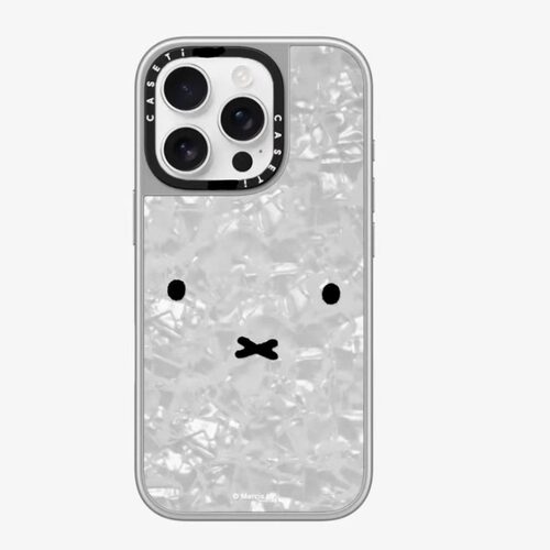 CASE联名艺术家米菲兔MIFFY适用17promax手机壳iPhone16pro苹果15plus贝壳MagSafe磁吸14p可爱C家贝母13简约