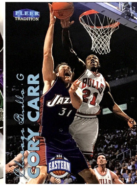 【iR】NBA球星卡 Topps Fleer 克里斯 凯尔 Chris Carr 普特卡