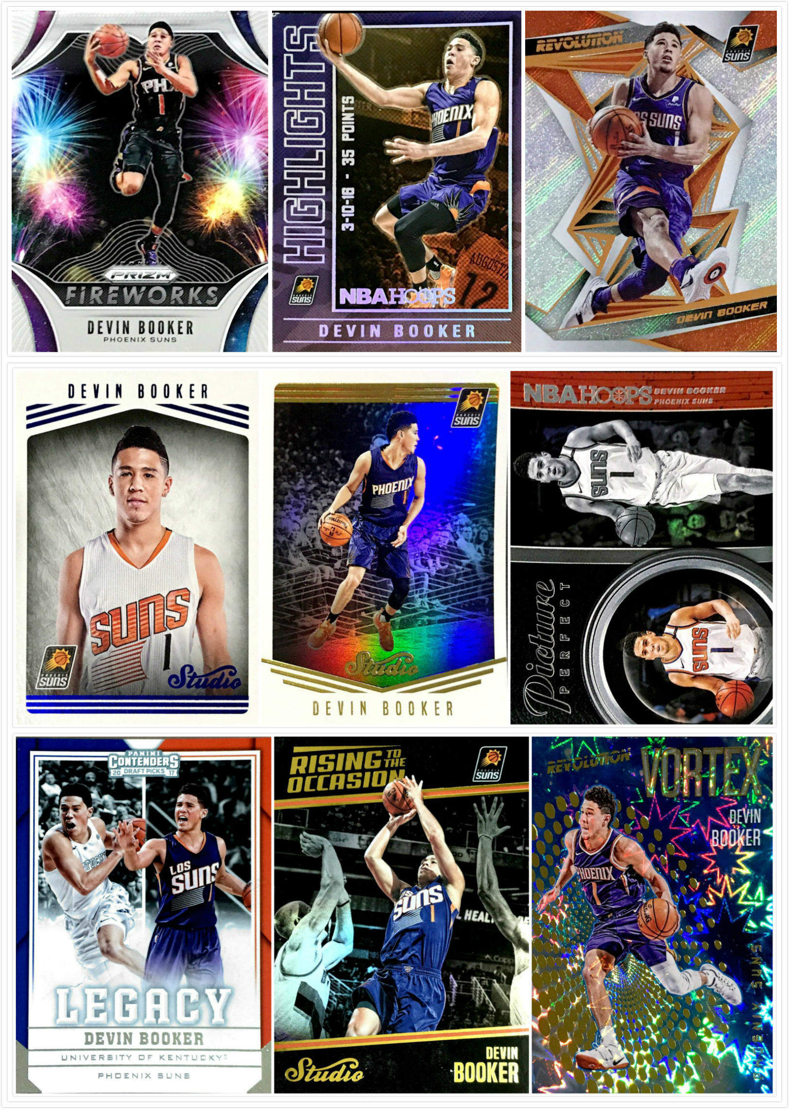 NBA正版德文布克球星卡