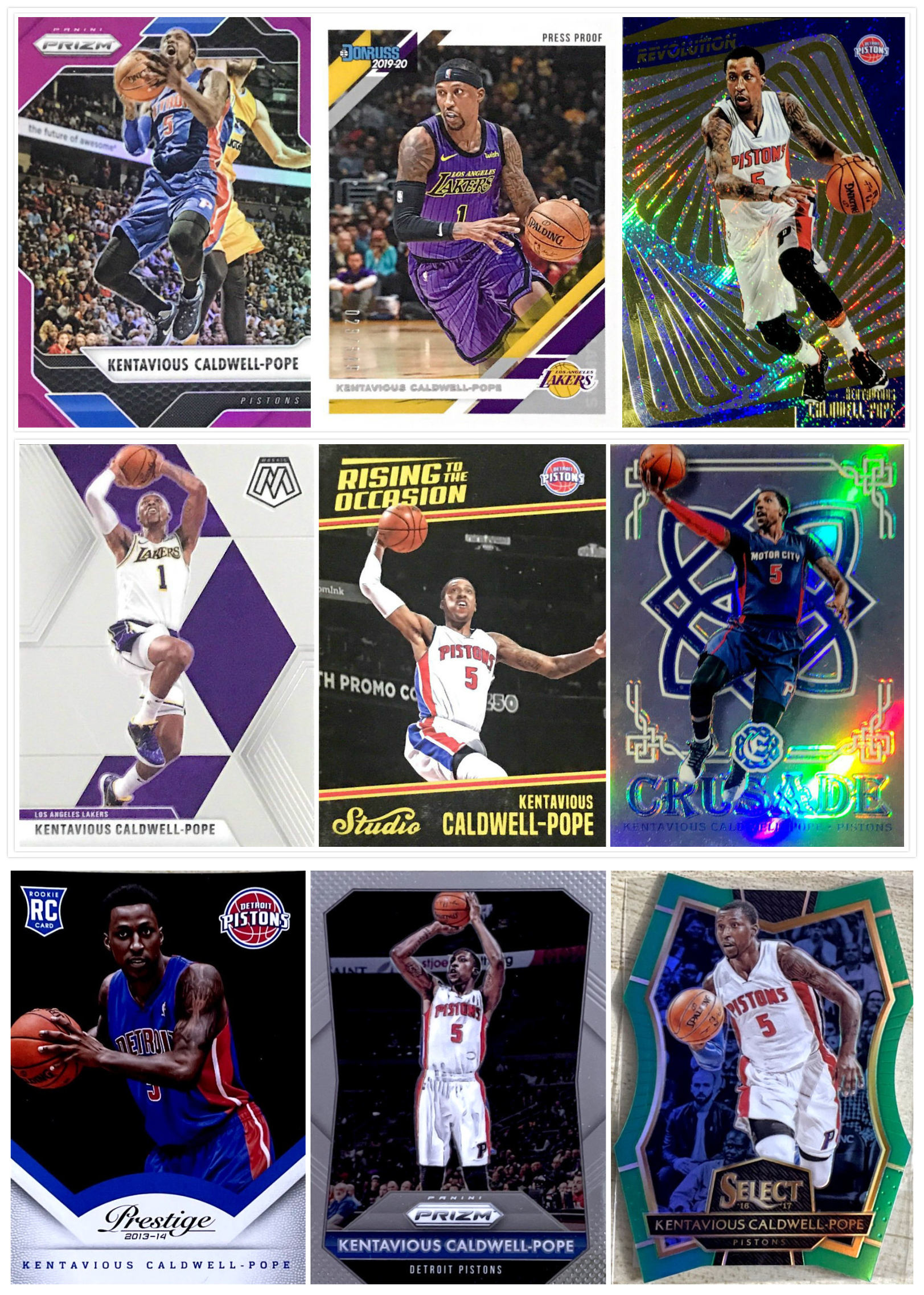 【iR】NBA球星卡 Panini 卡德维尔 波普 Caldwell Pope 新秀 普特