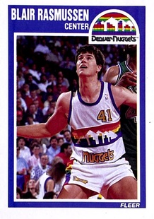 Fleer 布莱尔 拉斯姆森 Rasmussen NBA球星卡 Blair 普特卡