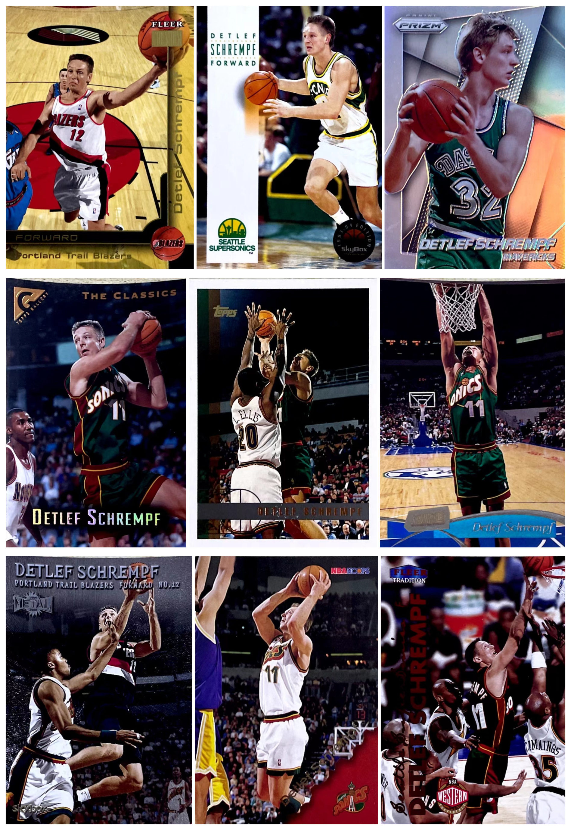 NBA正版施拉姆夫经典球星卡