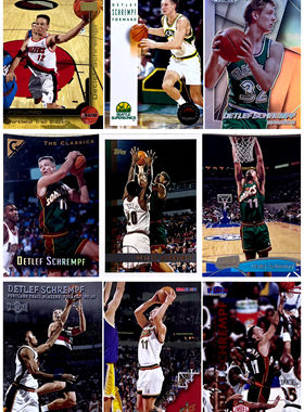 【iR】NBA球星卡 UD Panini 施拉姆夫 Detlef Schrempf 普特 折射