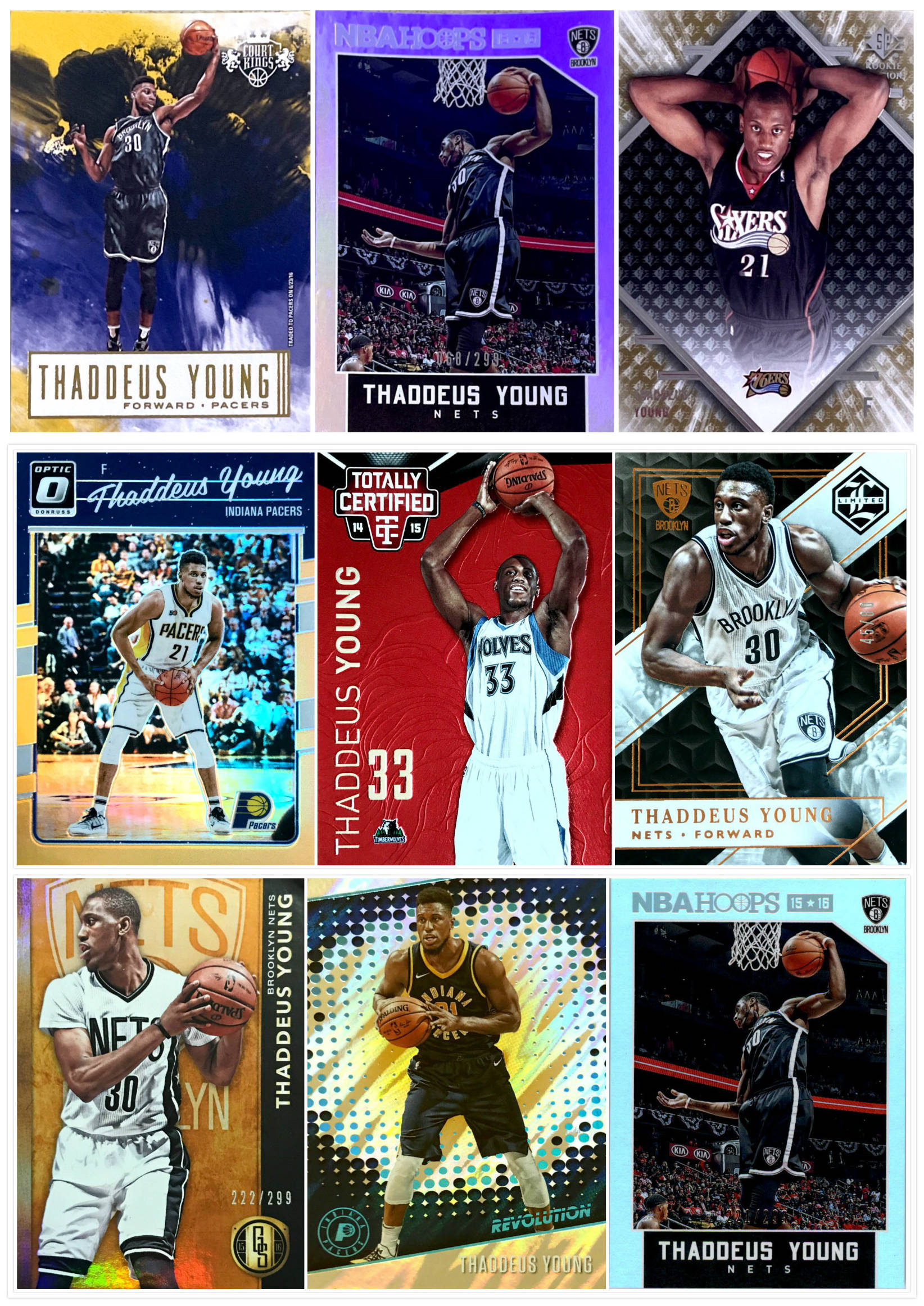 NBA正版赛迪斯杨经典球星卡