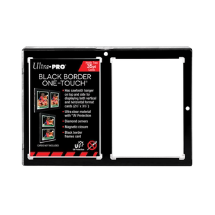 【iR】球星卡具 Ultra pro 磁铁卡砖 35PT 黑框两连双人卡砖 三连