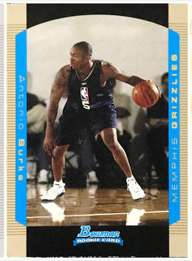 【iR】正版NBA球星卡 Topps 安东尼奥 布克斯 Antonio Burks 灰熊