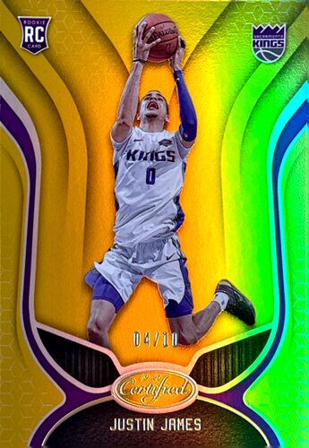 NBA正版贾斯廷詹姆斯球星卡