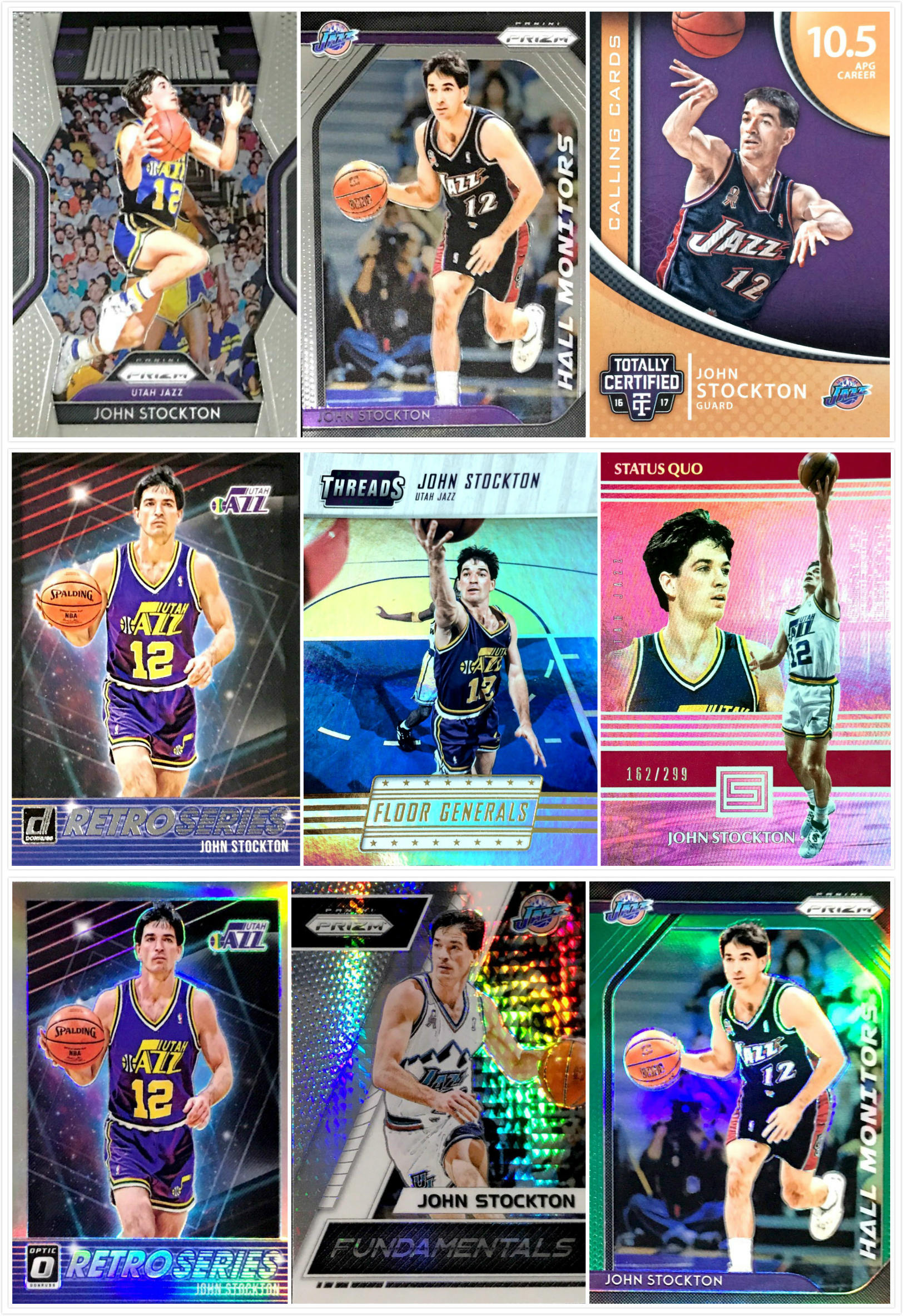 【iR】NBA球星卡 Panini UD 约翰 斯托克顿 John Stockton 普特卡 运动/瑜伽/健身/球迷用品 篮球球迷用品 原图主图