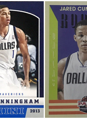 【iR】NBA球星卡 Panini 贾里德 康宁汉姆 Jared Cunningham 新秀