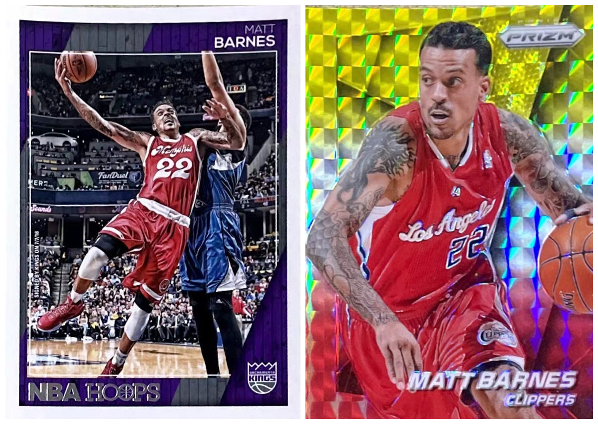 【iR】正版NBA球星卡 Panini 马特 巴恩斯 Matt Barnes 快船 国王