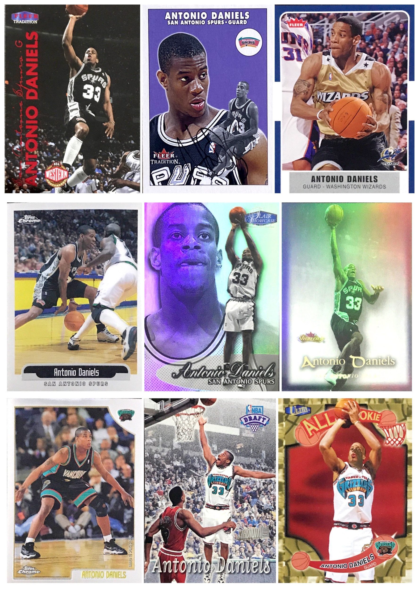 NBA正版安东尼奥丹尼尔斯球星卡