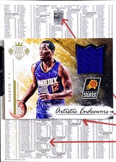 【iR】NBA球星卡 Panini TJ 沃伦 Warren 油画 限量 球衣卡