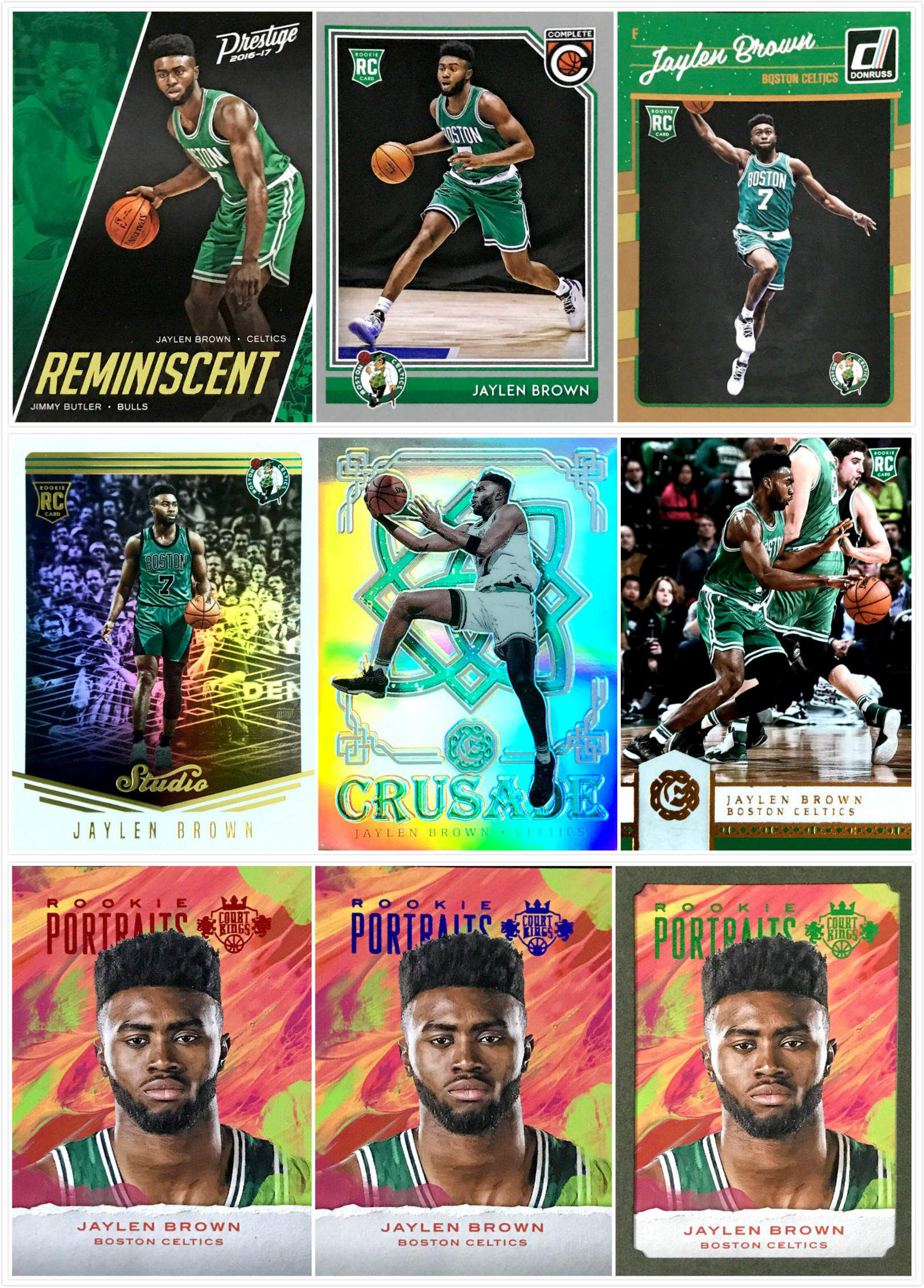 【ir】nba球星卡 panini 杰伦 布朗 jaylen brown 折射 限量 新秀