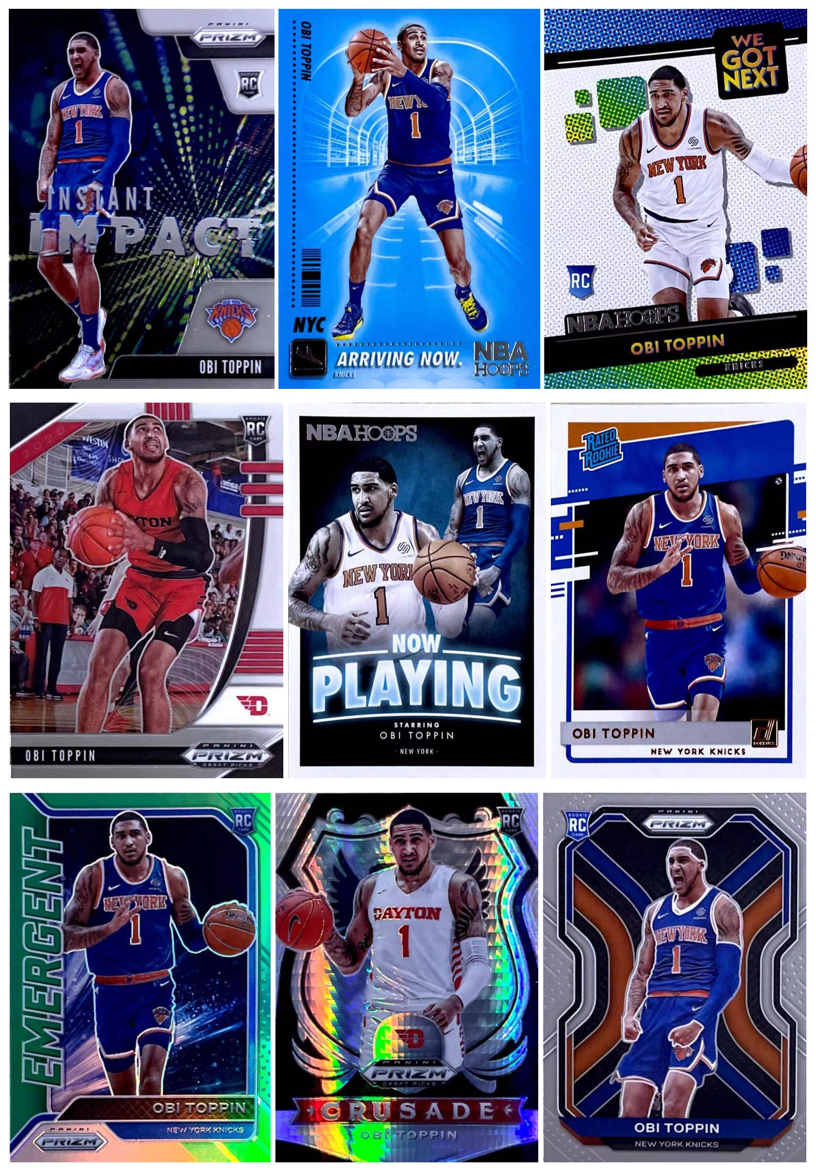 NBA正版奥比托平Panini球星卡