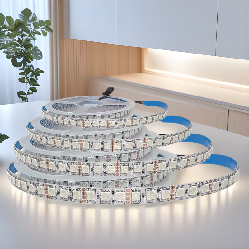 led灯条12v低压120灯5050软灯带户外防水24v自粘七彩rgb灯带,家装灯饰光源,室内LED灯带,淘宝优惠券,粉丝福利购,淘宝优惠卷