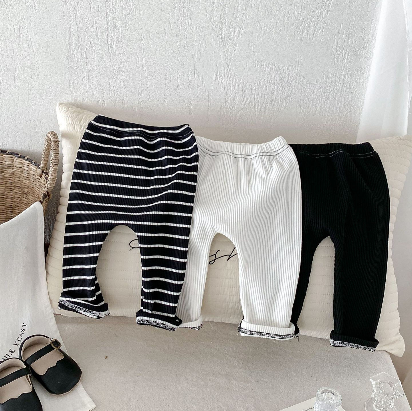 2024秋季新款韩版童装婴儿宝宝大pp打底裤修身款中腰长裤百搭裤子,童装/婴儿装/亲子装,打底裤,淘宝优惠券,粉丝福利购,淘宝优惠卷