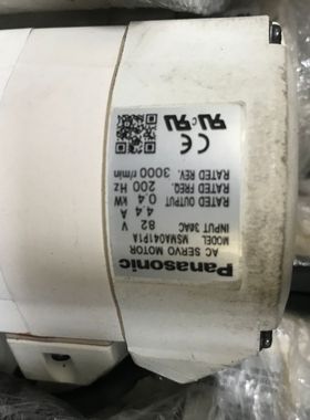 松下伺服电机MSMA041P1A 测试包好 现货 当天发货