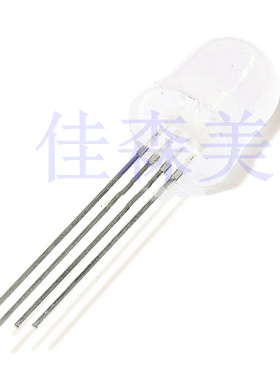 F10雾状白发蓝 圆头乳白 散光蓝色 LED发光二极管 10MM圆头蓝色