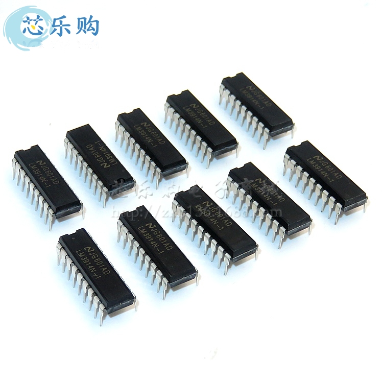 LM3914 LM3914N-1 DIP18 直插 电量显示器 LED驱动芯片 10个包邮