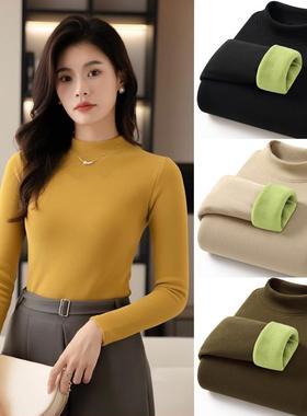 women thermal wear winter warm top velvet tight clothes new