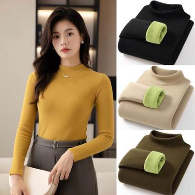 women thermal wear winter warm top velvet tight clothes new