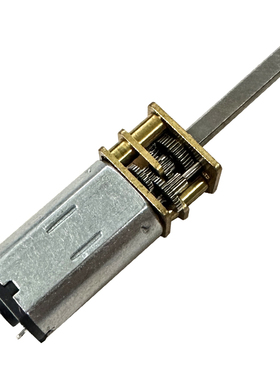 12-N30减速电机微型小电机低速马达智能锁齿轮3V6V12V长轴大扭矩