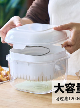 干噎酸奶过滤器自制希腊酸奶神器大容量压缩冷萃酸奶碗乳清分离机